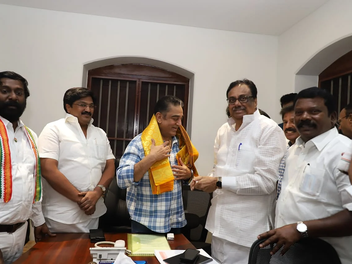 ``காங்கிரஸையும் கமல்ஹாசனையும் யாரும் பிரிக்க முடியாது!" - ஈ.வி.கே.எஸ்.இளங்கோவன் பேட்டி