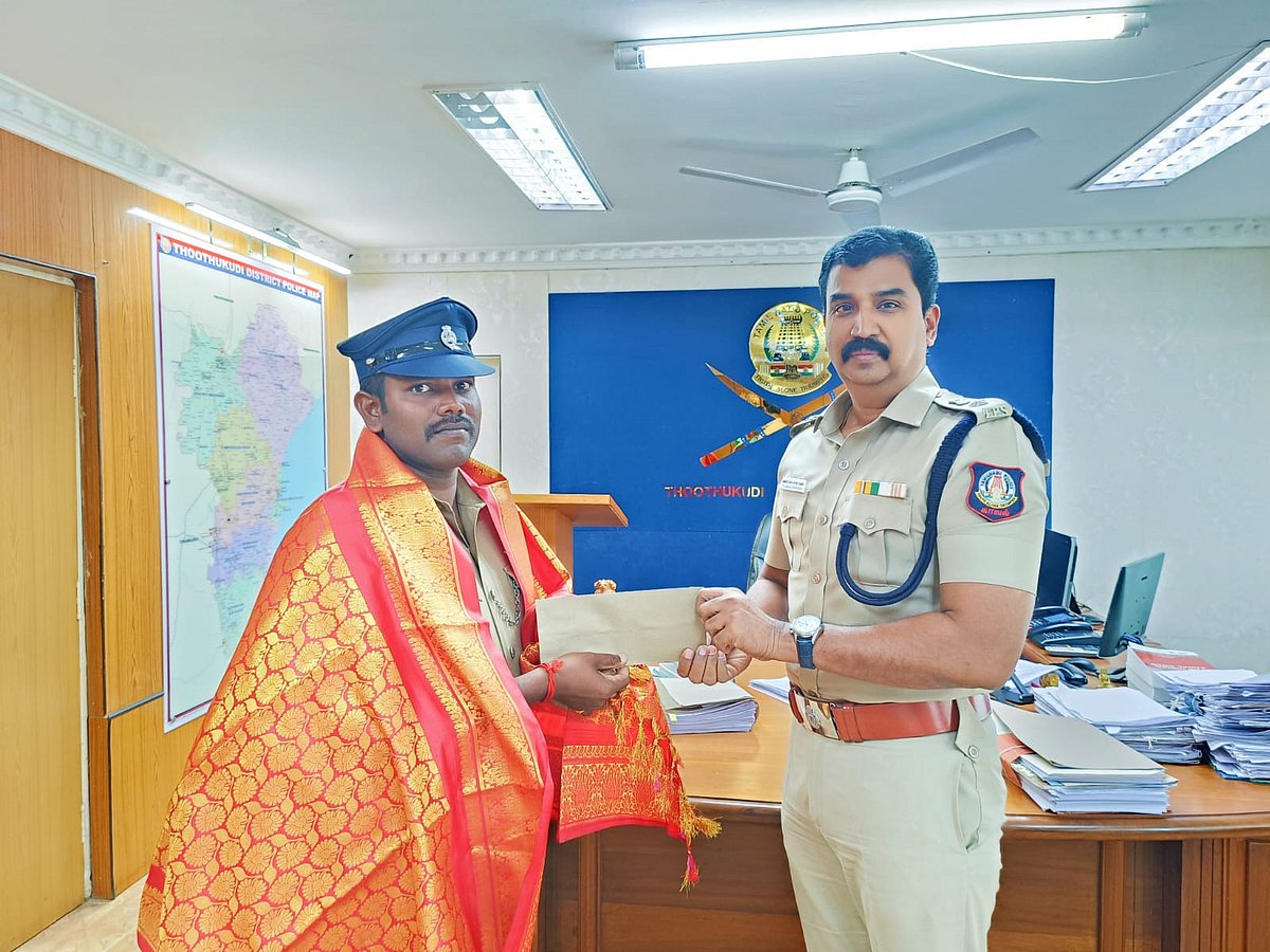 வயலில் மாரடைப்பால் உயிரிழந்த பாட்டி; உடலை 1.5 கி.மீ தூரம் தோளில் சுமந்த காவலர்!