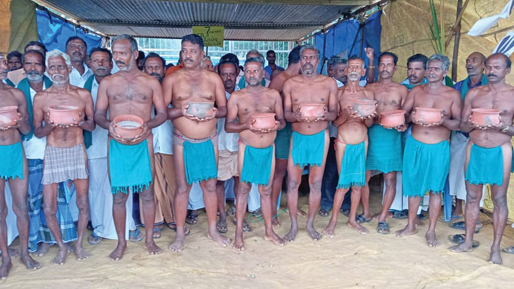 தஞ்சை கரும்பு விவசாயிகள்