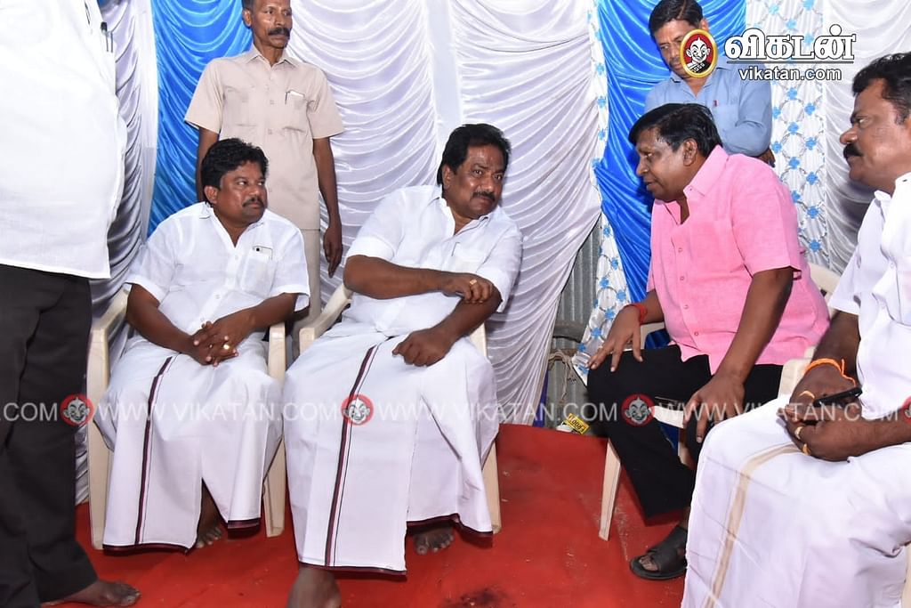 அமைச்சர் பி.மூர்த்தி ஆறுதல்