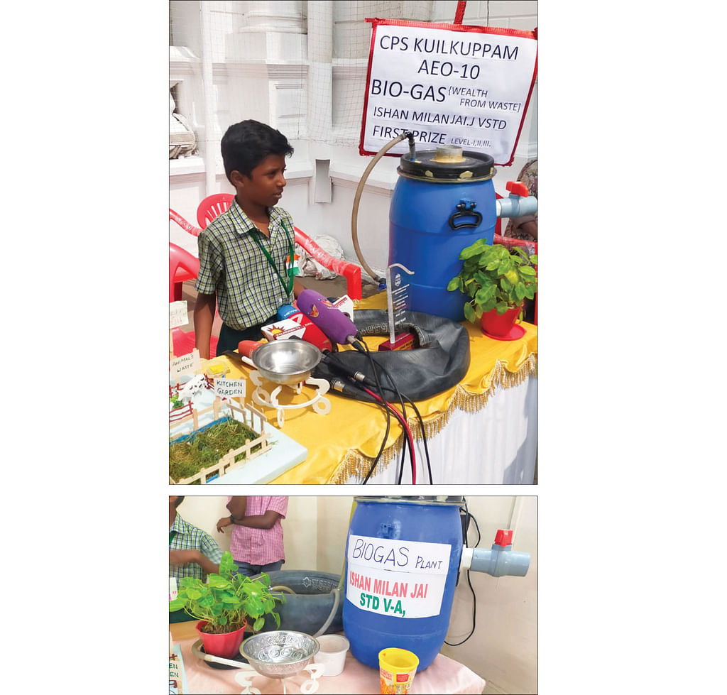 குப்பையிலிருந்து கேஸ்... அசத்தும் சென்னை மாநகராட்சிப் பள்ளிச்சிறுவன்!