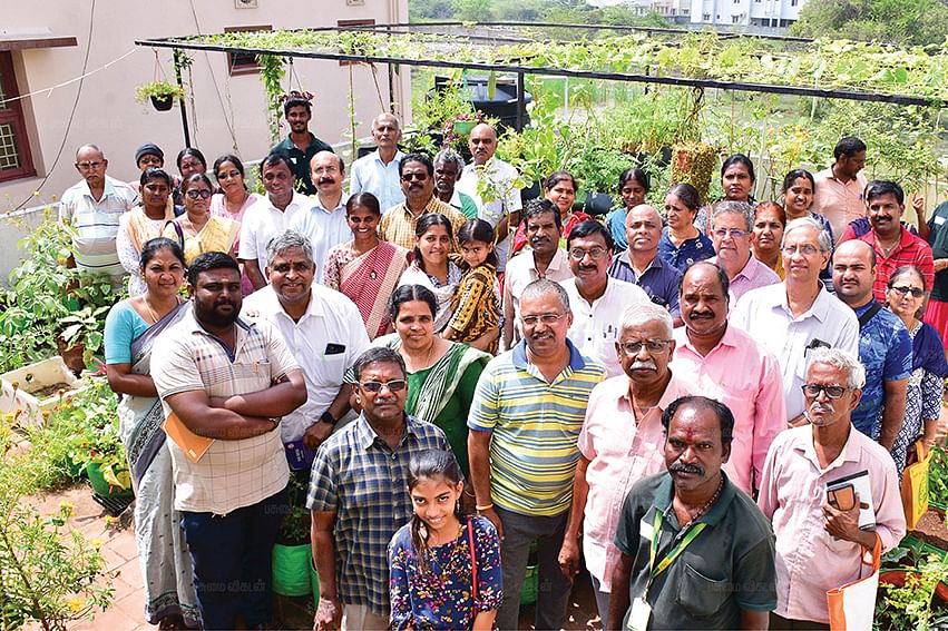 மாடித்தோட்ட பயிற்சியில்