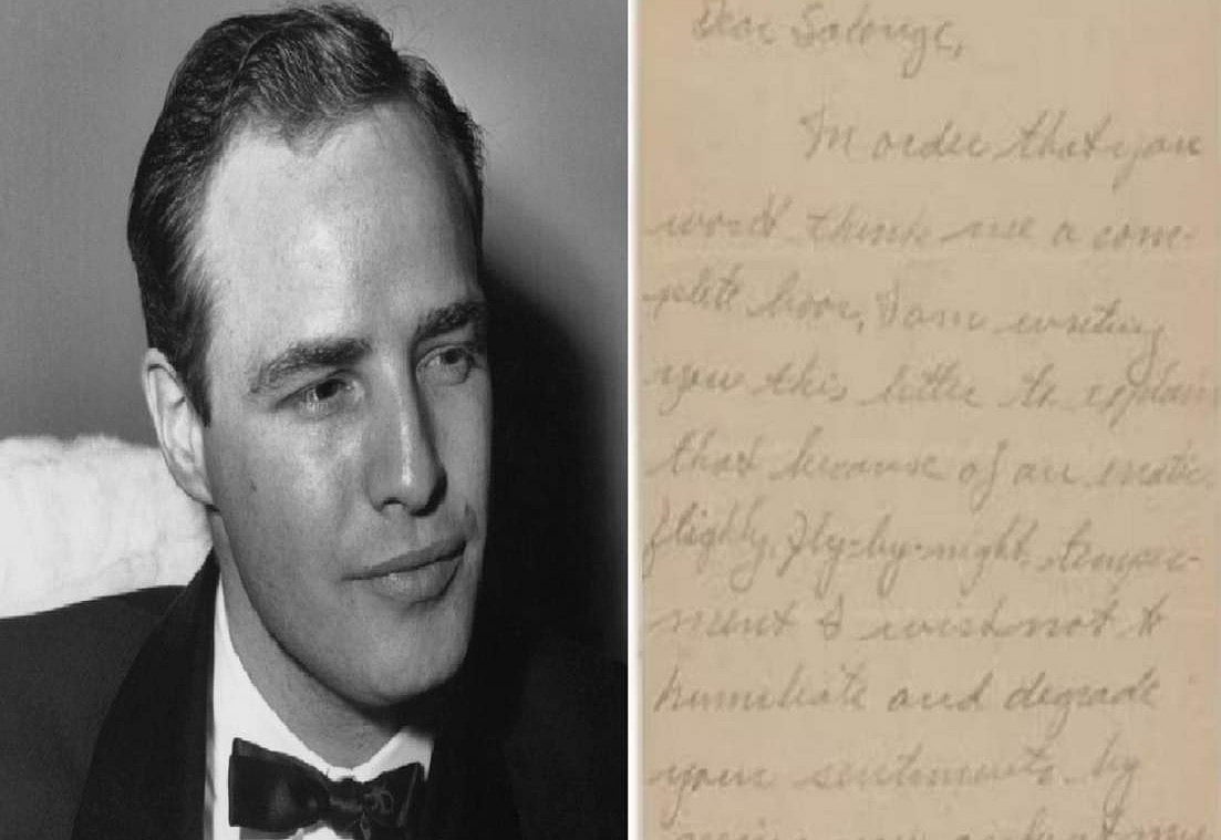 ஏலத்திற்கு விடப்பட்ட மார்லன் பிராண்டோ எழுதிய பிரேக் அப் கடிதம்; விலை எவ்வளவு தெரியுமா?   