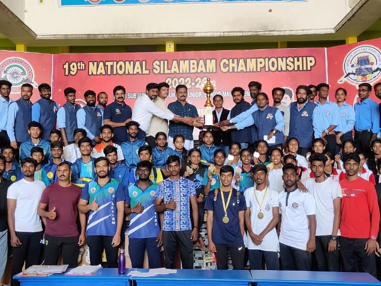 ராஜபாளையத்தில் தேசிய சிலம்பம் போட்டி: தமிழக அணி சாம்பியன்!