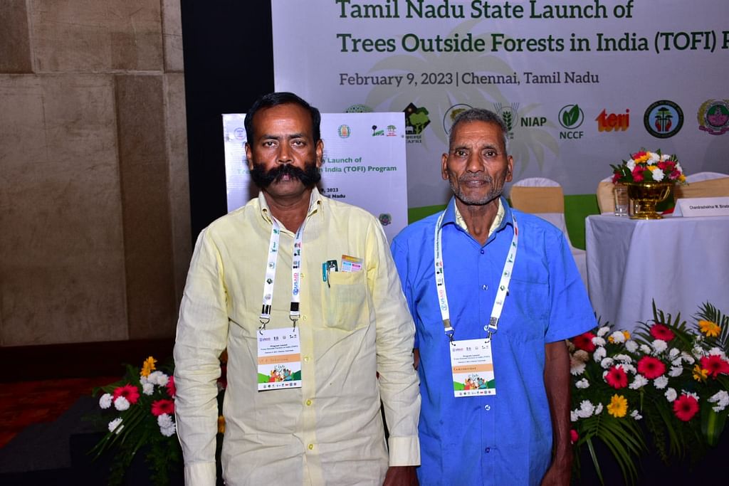 `எழில்சோலை' மாசிலாமணி, 'மரம்' கருணாநிதி.