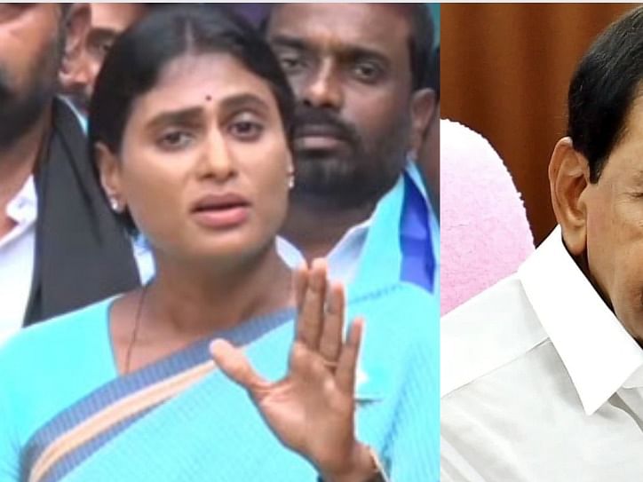 ``இந்தியாவின் ஆப்கானிஸ்தான் தெலங்கானா; கே.சி.ஆர்-தான் தாலிபன்" - ஒய்.எஸ்.ஷர்மிளா சாடல்