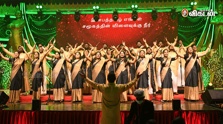 Nambikkai Awards 2022: James Vasanthan and his troupe