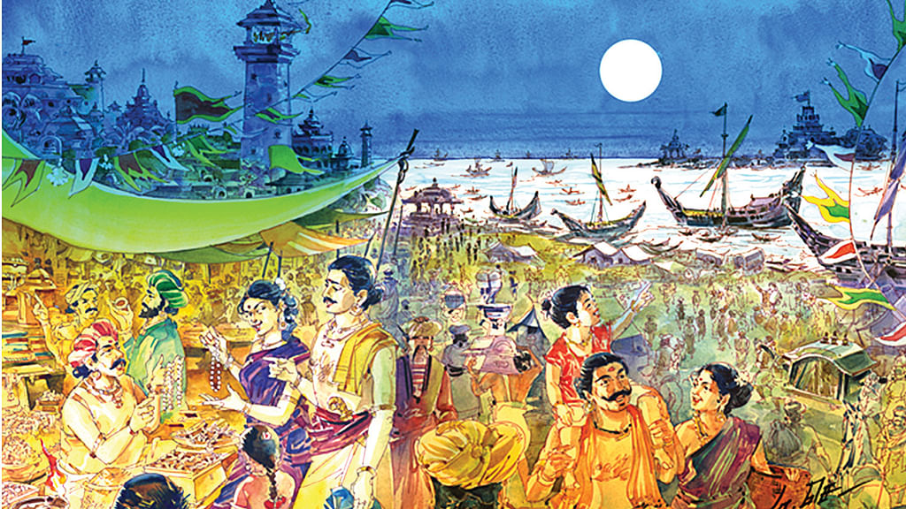 வாணிபம் நடப்பதை விவரிக்கும் ஓவியம்