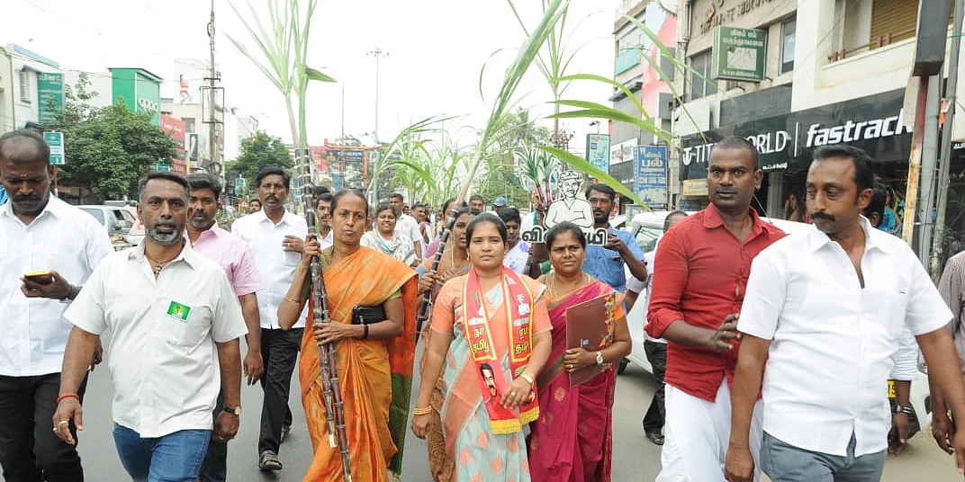 நாம் தமிழர் வேட்பாளர் மேனகா