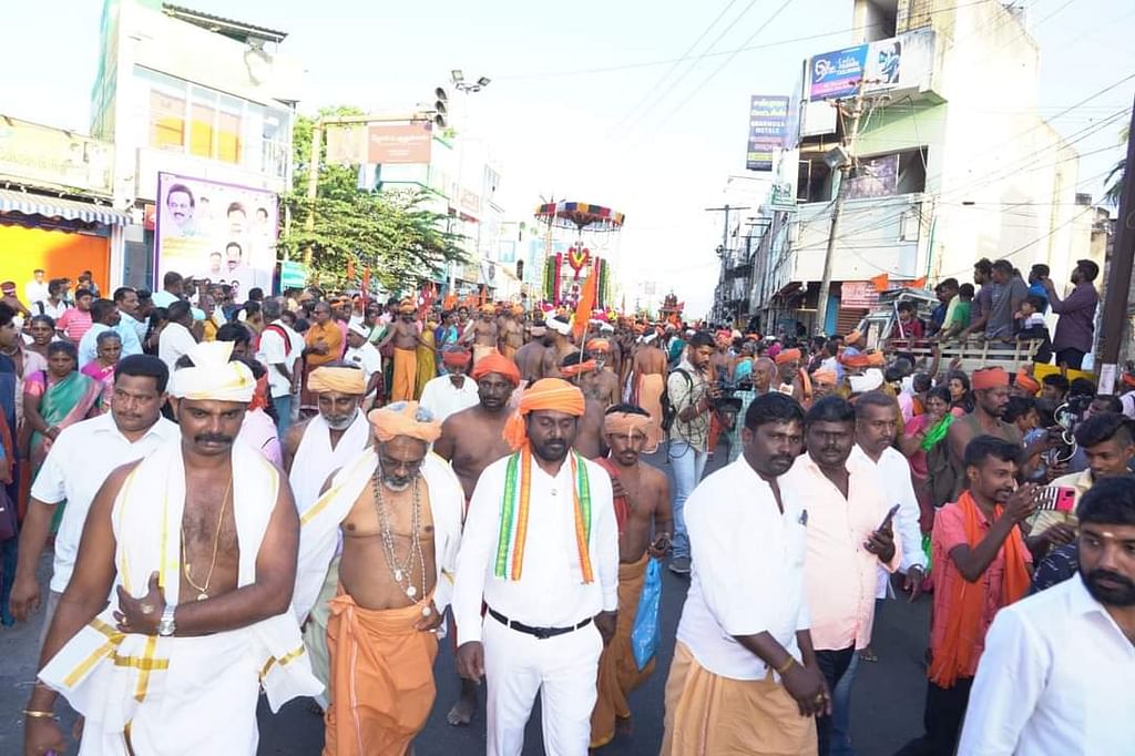 நாகர்கோவிலில் நடந்த அய்யா வைகுண்டர் பிறந்தநாள் ஊர்வலம்