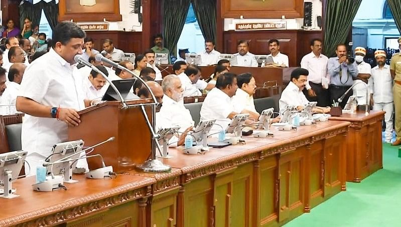 நிதியமைச்சர் பழனிவேல் தியாகராஜன் | இன்றைய சட்டப் பேரவை (20.3.2023)