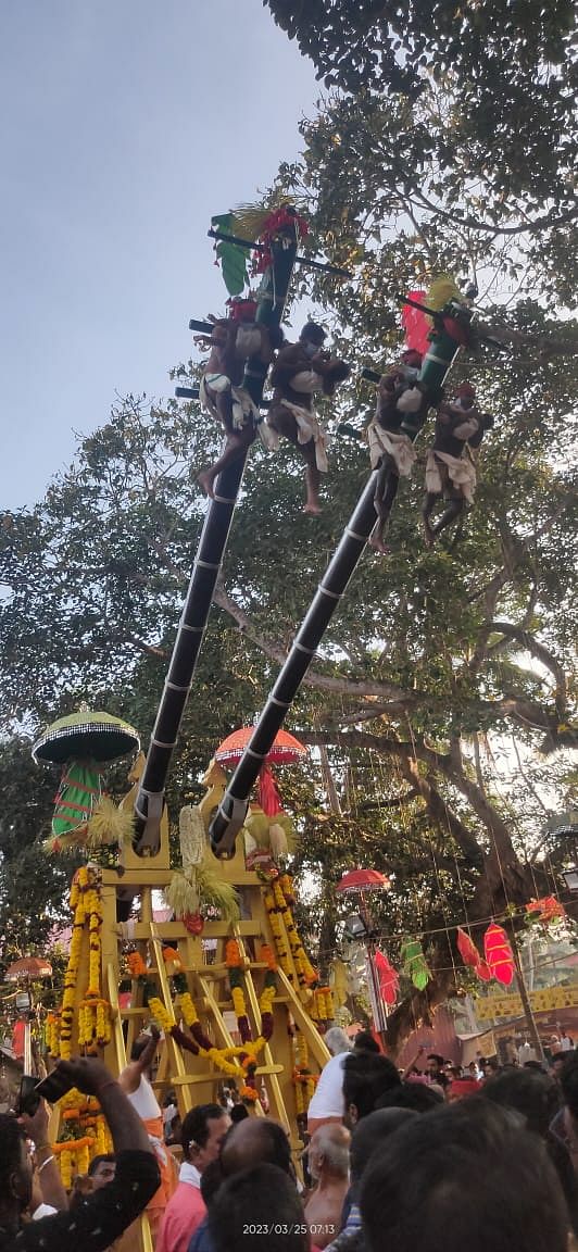 கொல்லங்கோடு கோயிலில் மீன பரணி தூக்கத் திருவிழா