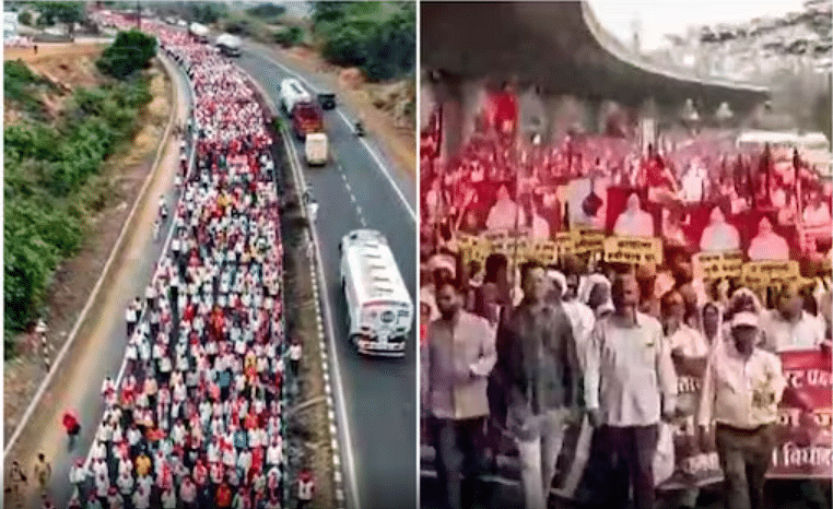 வெங்காயத்துக்கு கூடுதல் மானியம்: முதல்வரின் உத்தரவாதத்தை ஏற்று பேரணியை நிறுத்திய விவசாயிகள்!