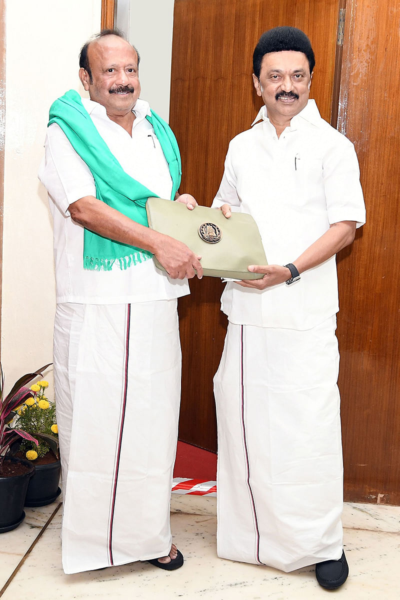 எம்.ஆர்.கே.பன்னீர்செல்வம் - ஸ்டாலின்