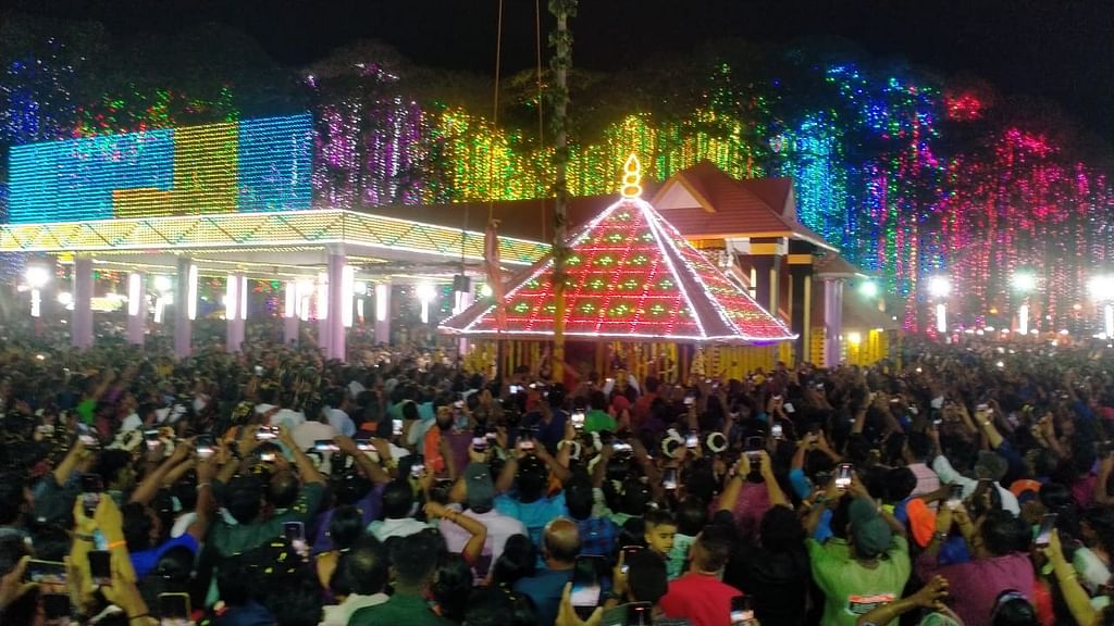 கொல்லங்கோடு ஸ்ரீபத்திரகாளி அம்மன் கோயில் கொடியேற்ற நிகழ்வு