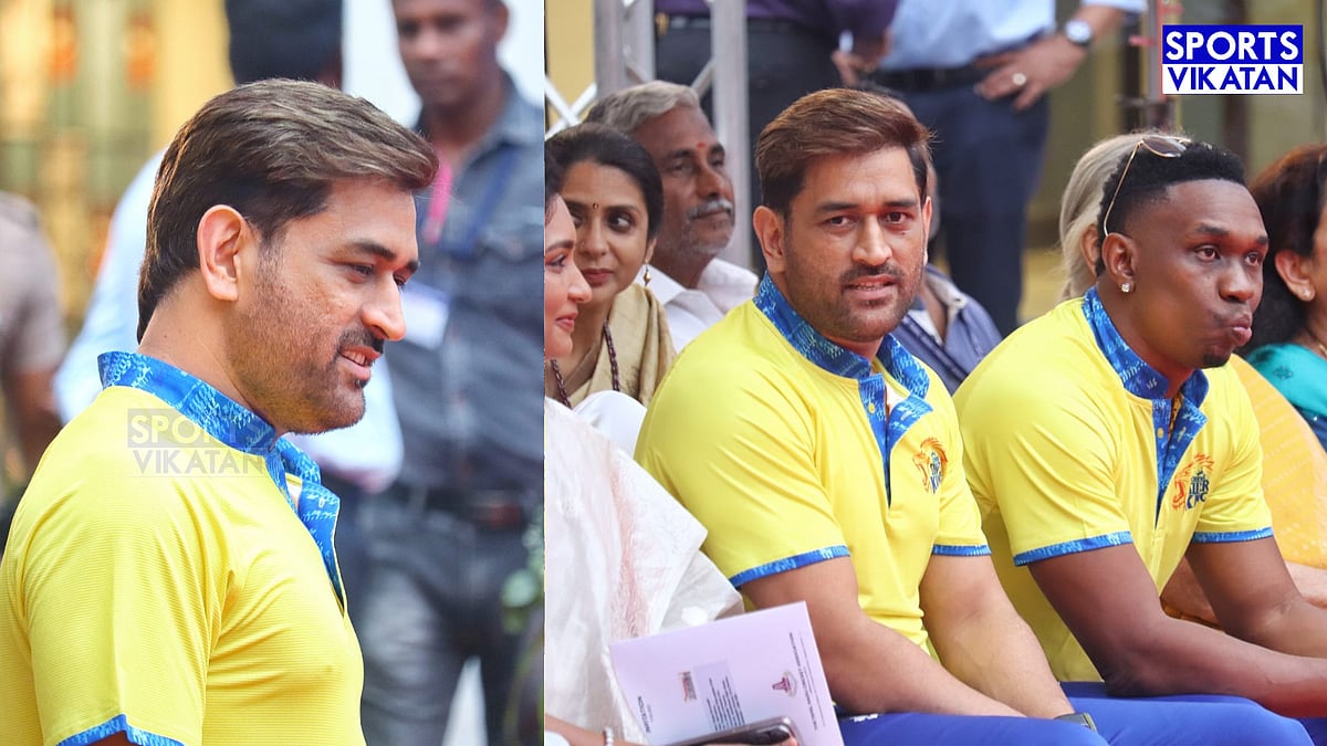 சேப்பாக்கம்: முதல்வர் ஸ்டாலின் டு கேப்டன் தோனி - கலைஞர் மு.கருணாநிதி ஸ்டாண்ட் திறப்பு விழா ஹைலைட்ஸ்!