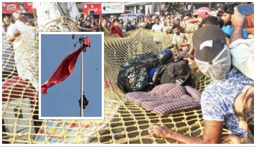 பாராகிளைடிங்கில் பறந்த கோவை பெண்; அதி உயர பிரமாண்ட விளக்குத்தூணில் சிக்கினார் - `திக் திக்’ நொடிகள்