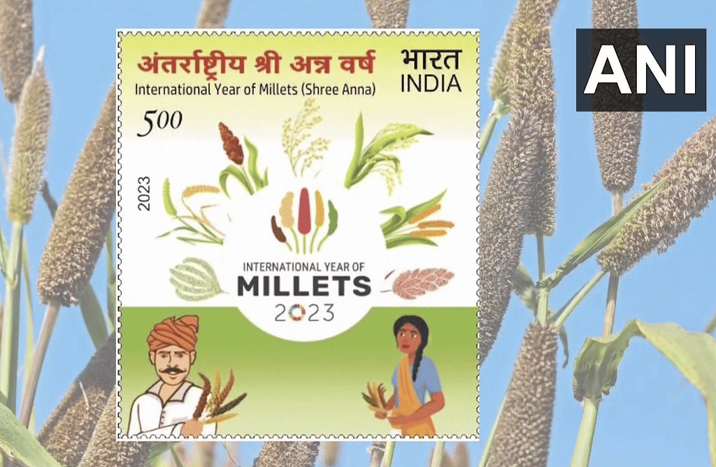 சிறுதானிய ஆண்டை முன்னிட்டு பிரதமர் வெளியிட்ட ஸ்டாம்ப்