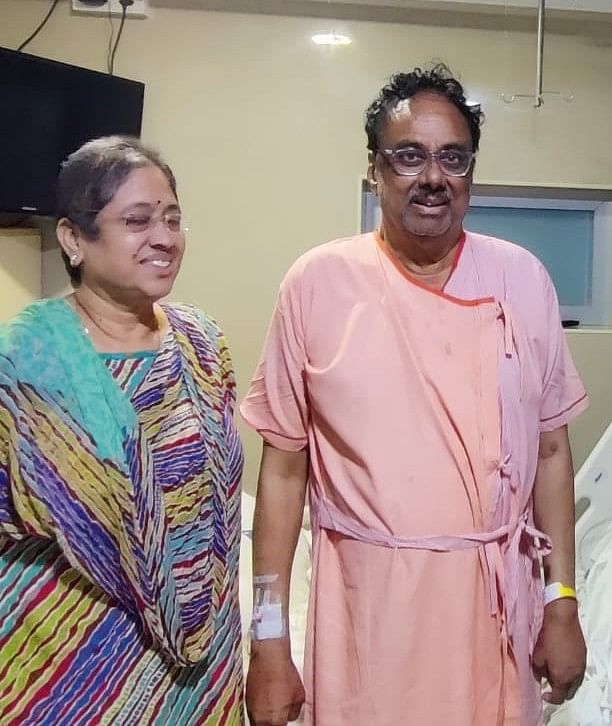 சிகிச்சையில் ஈ.வி.கே.எஸ்