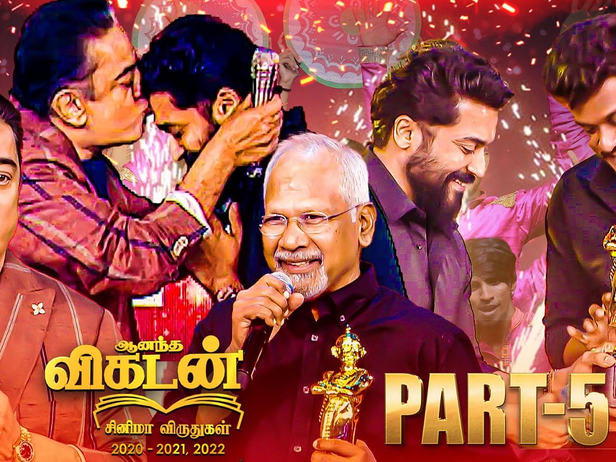 Kamal Haasan, Suriya & Mani Ratnam | Ananda Vikatan Cinema Awards🏆 2020-21 Manikandan Clash🔥Part 5