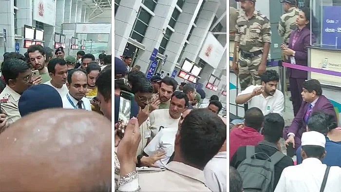 தொடர்ச்சியாக இரண்டு விமானங்கள் ரத்து; மும்பை விமான நிலையத்தில் பயணிகள் கடும் வாக்குவாதம்!