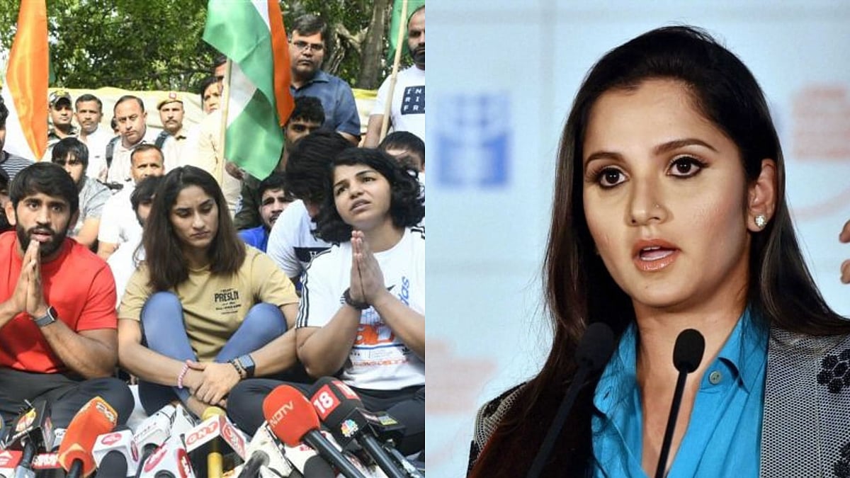 `கடினமான நேரங்களில் அவர்களுடன் இருக்க வேண்டும்'- வீராங்கனைகளுக்கு ஆதரவாக சானியா மிர்சா ட்வீட்  