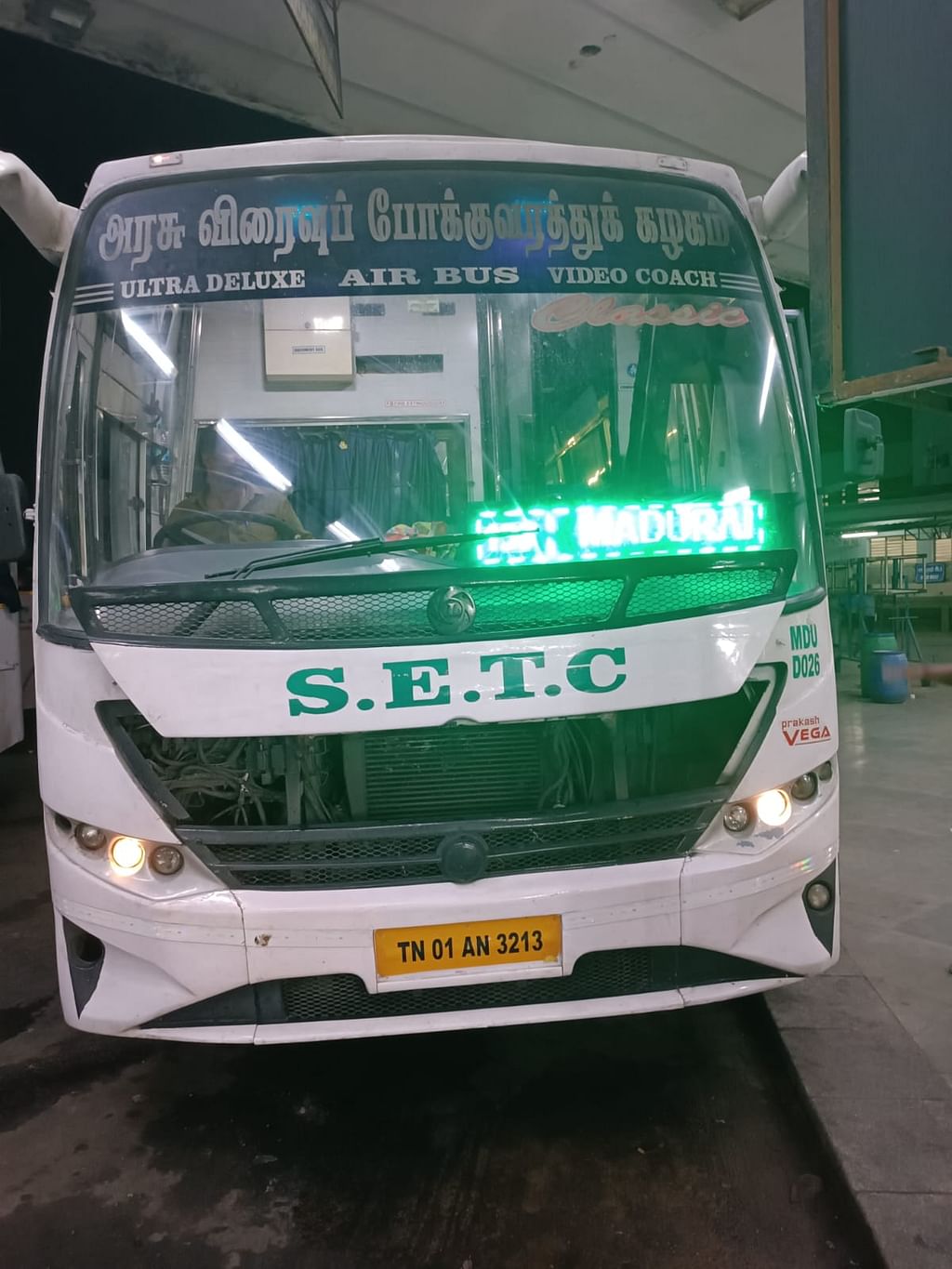 சம்பந்தப்பட்ட பேருந்து