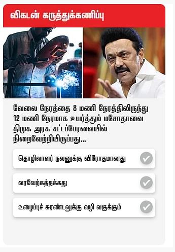 விகடன் கருத்துக்கணிப்பு