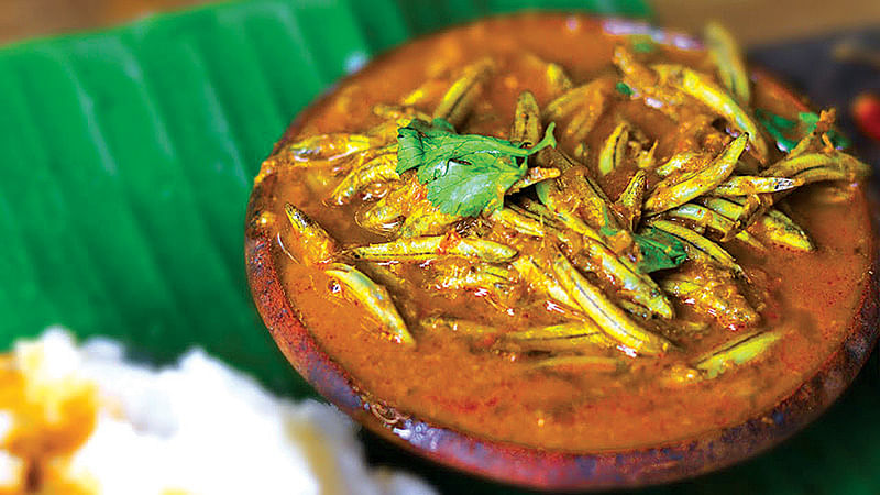 தேனி அயிரை மீன் குழம்பு