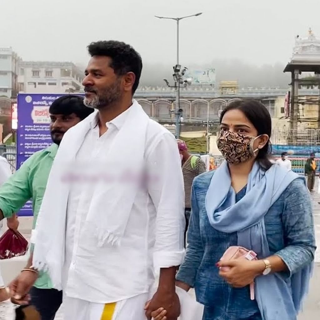 மனைவியுடன் பிரபுதேவா