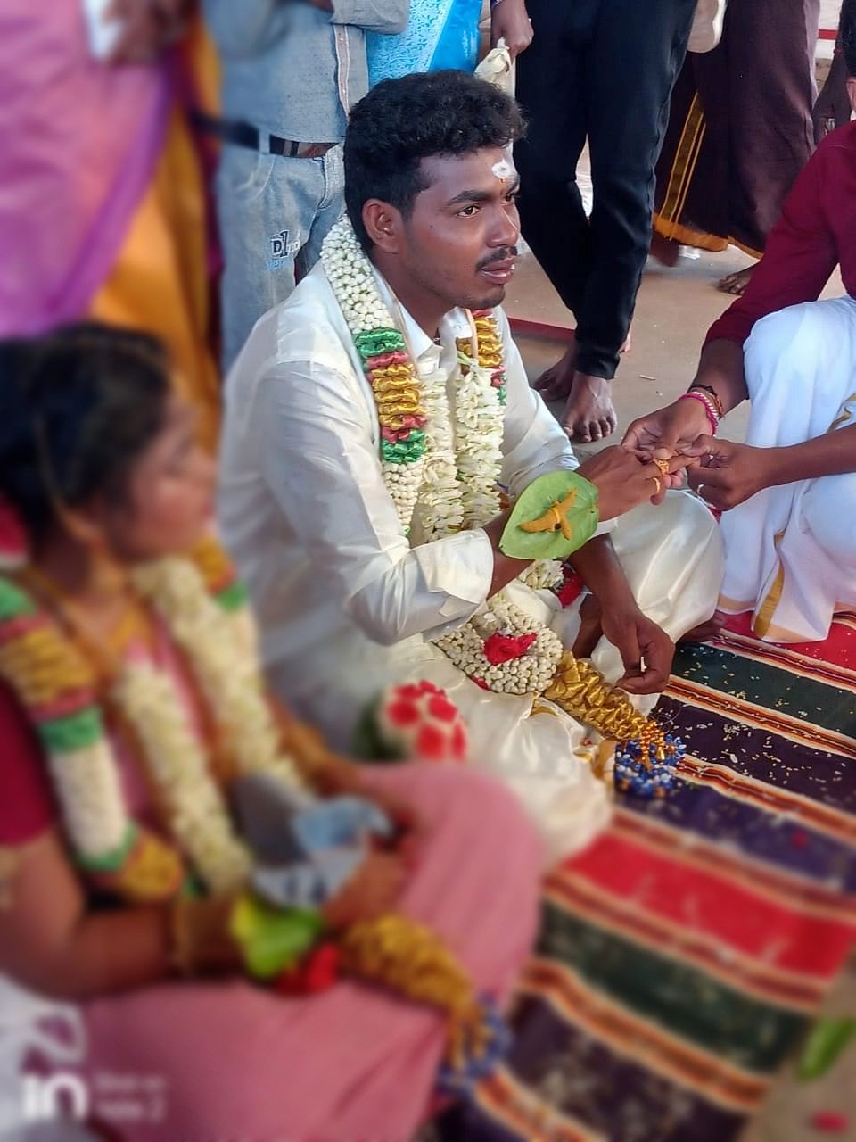 சுபாஷ் - அனுசுயா திருமணத்தின்போது