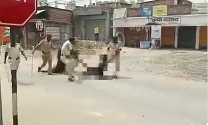 பாலியல் வன்கொடுமை செய்து கொல்லப்பட்ட சிறுமி; உடலை தரதரவென இழுத்துச் சென்ற போலீஸ் - பாஜக கண்டணம்!