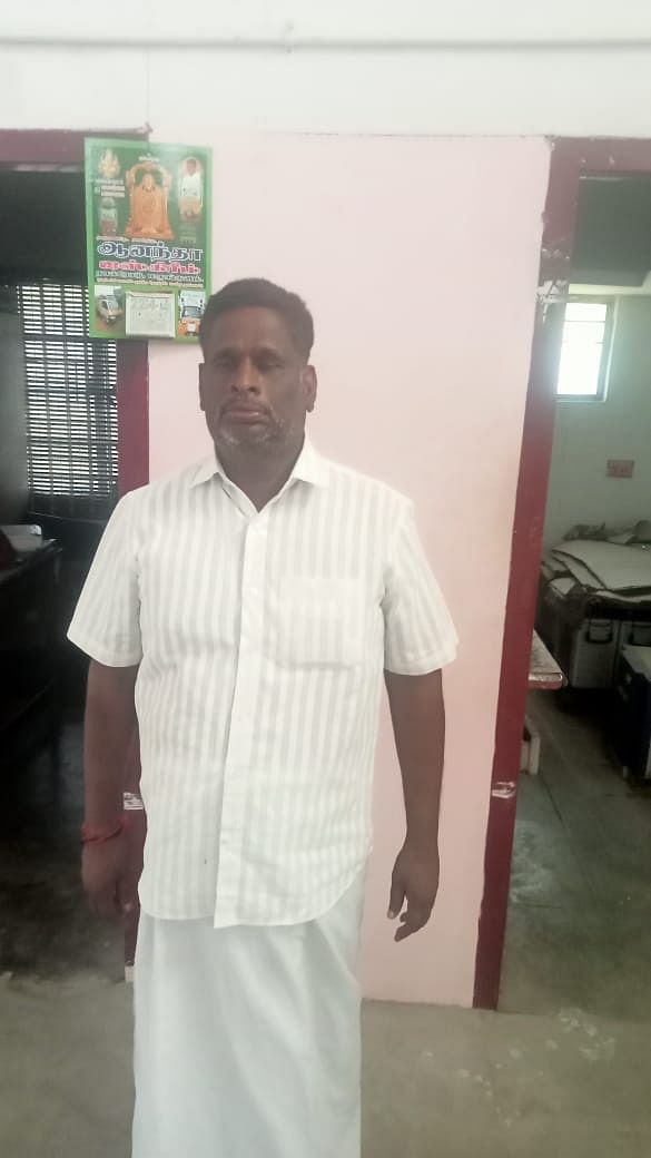 கைது செய்யப்பட்ட தி.மு.க பிரமுகர் சுவாமிநாதன்