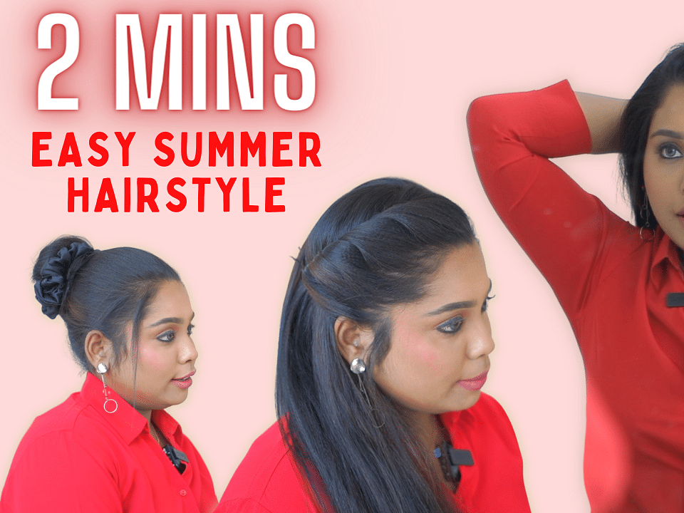 4 Easy Everyday Hairstyles For Ethnic & Modern Dress | Summer Hairstyle |  2 Minute Hair Styles