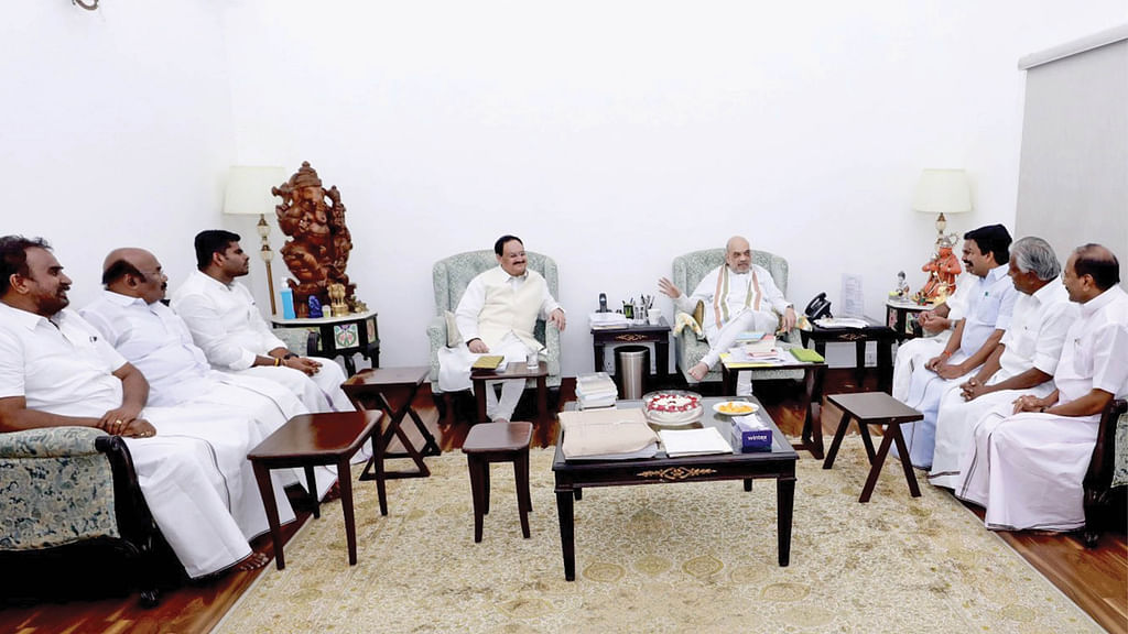 அமித் ஷாவுடன் சந்திப்பு