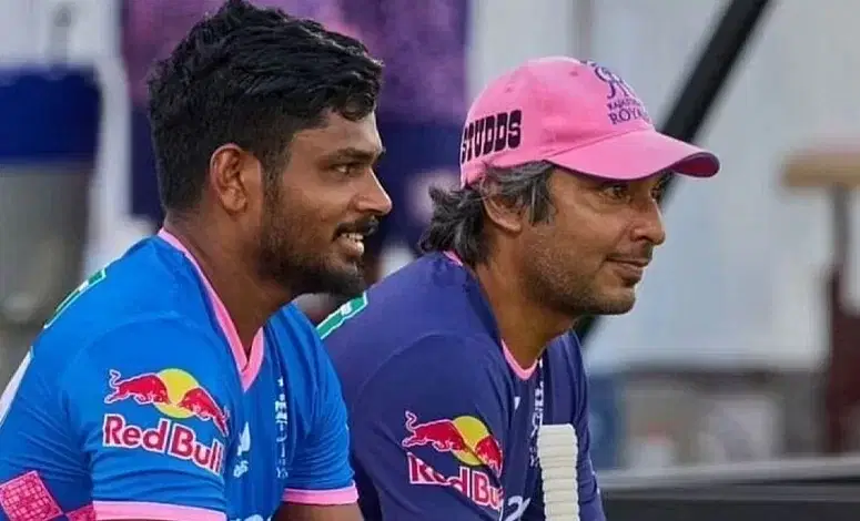 சஞ்சு சாம்சன், குமார் சங்ககரா - RR