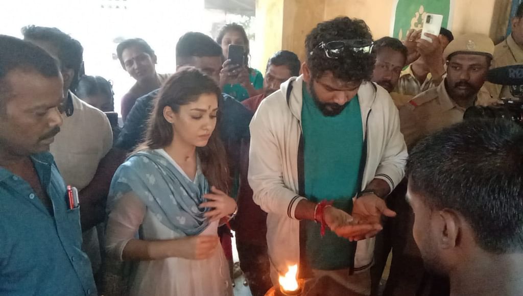தஞ்சாவூரில் உள்ள குலதெய்வ கோயிலில் நயன்தாரா, விக்னேஷ் சிவன்