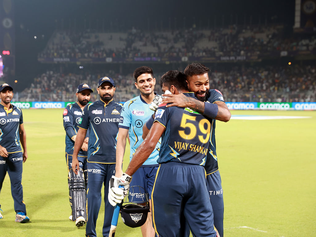 KKRvGT: `குறுக்க இந்த விஜய் வந்தா..' - வேட்டையாடிய விஜய் சங்கர்; வீழ்ந்துபோன கொல்கத்தா!