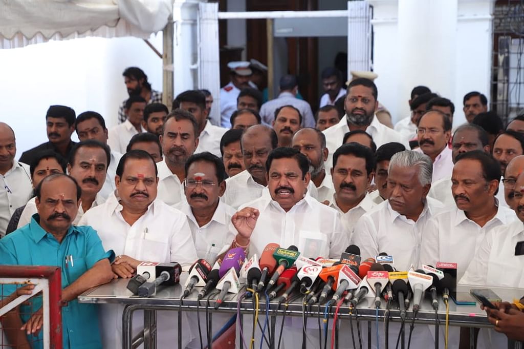 எதிர்க்கட்சித் தலைவர் எடப்பாடி பழனிசாமி