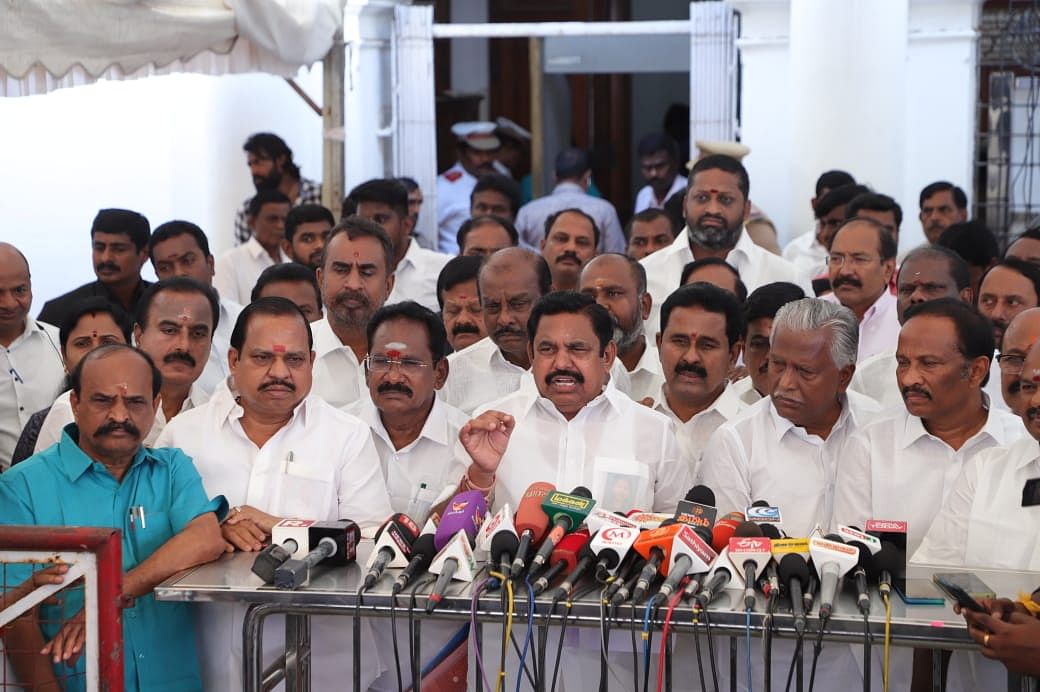 எதிர்க்கட்சித் தலைவர் எடப்பாடி பழனிசாமி