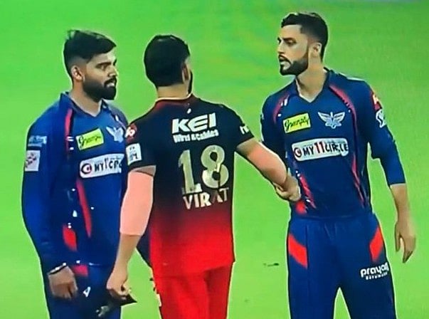 நவீன் உல் ஹக், விராட் கோலி