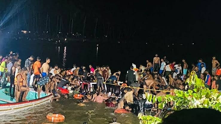 கேரளாவில் படகு கவிழ்ந்து 11 பேர் மரணம்; படகை உடைத்து மீட்புப் பணிகள் தீவிரம்!