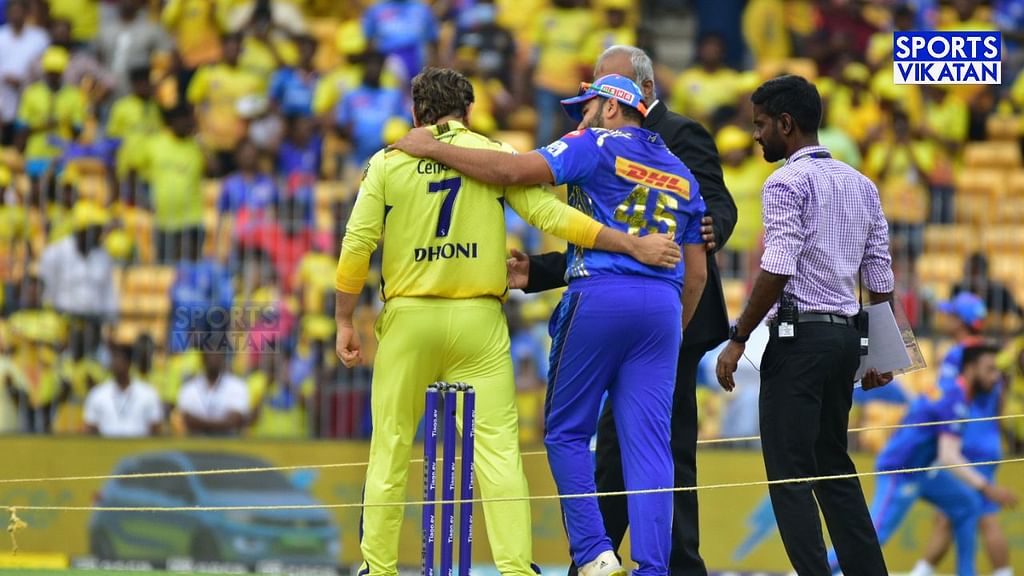 MS Dhoni & Rohit Sharma| CSK v MI