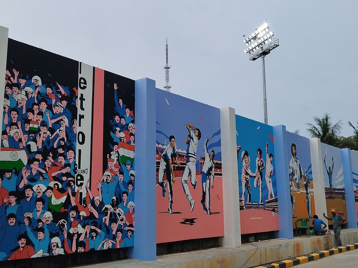 Chepauk Wall Painting: தோனியின் ருத்ரதாண்டவம் முதல் பாகிஸ்தானுக்குக் கிடைத்த மரியாதை வரை! | Album