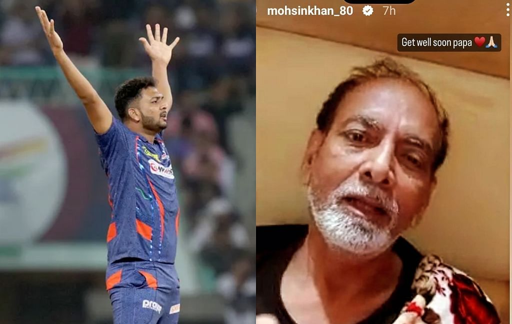 Mohsin Khan and his Father