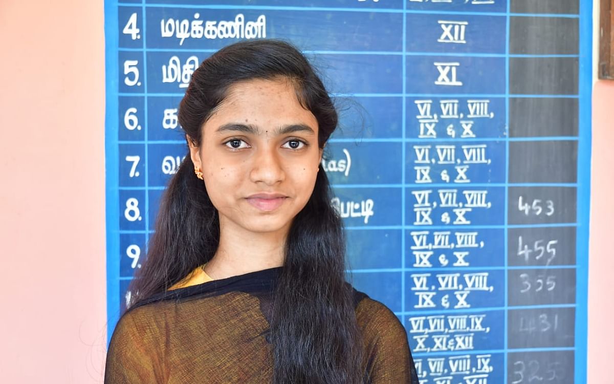 `குடும்பத்தின் வறுமையை உணர்ந்து படித்தேன்’ - ப்ளஸ் 2 தேர்வில் 600/600 பெற்ற ​திண்டுக்கல் ​மாணவி