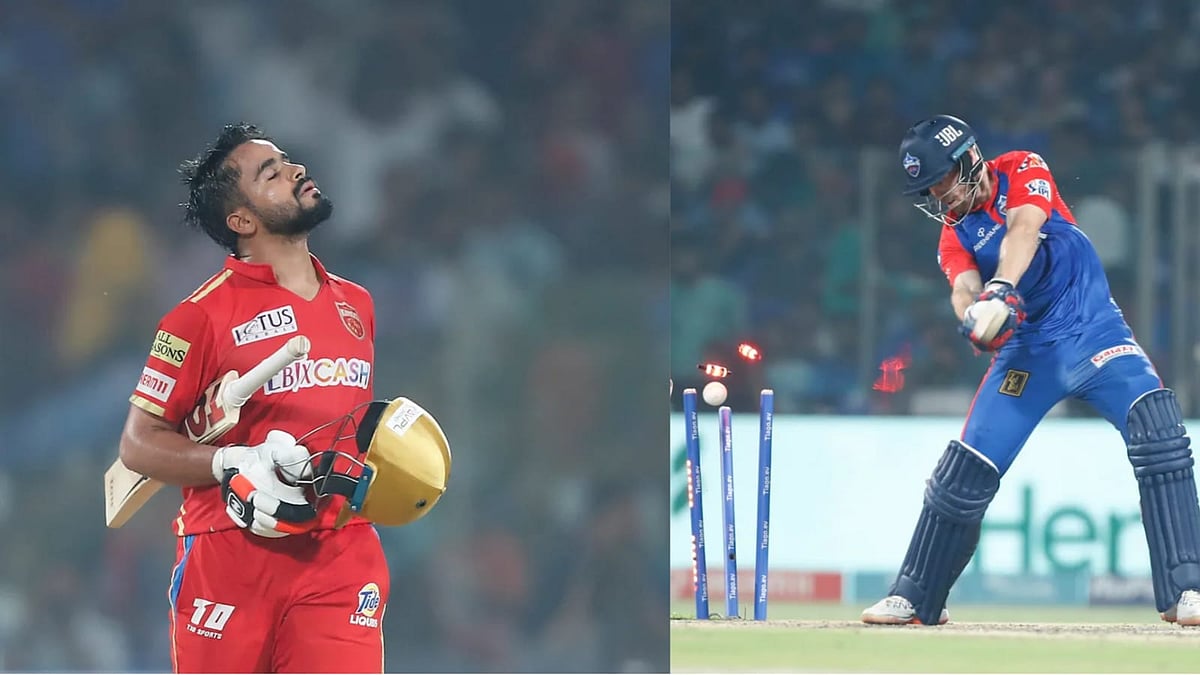 DC v PBKS: `தல கால்லயே போட்டாங்க தல!' என  வெளியேறிய டெல்லி - கலக்கிய பிரப்சிம்'ரன்' 