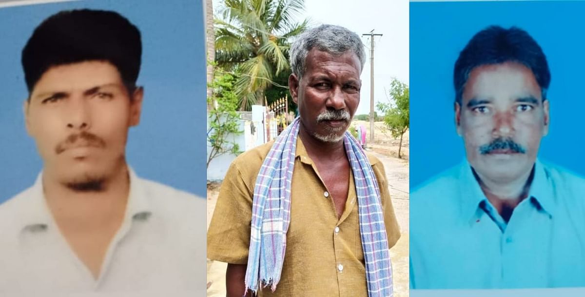 உயிரிழந்த சுரேஷ், தரணிவேல், சங்கர் 