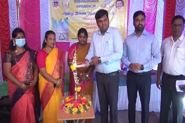 ஆட்சியர் கார்த்திகேயன், ஆணையர் சிவ கிருஷ்ணமூர்த்தி
