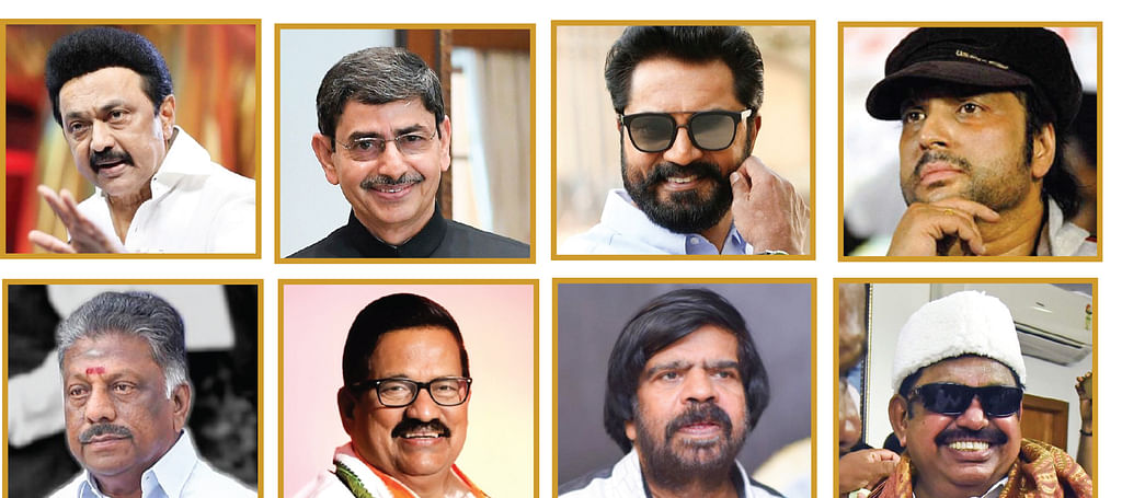 ஸ்டாலின், ஆர்.என்.ரவி, சரத்குமார், கார்த்திக், ஓ.பி.எஸ்., அழகிரி, டி.ராஜேந்தர், இ.பி.எஸ்